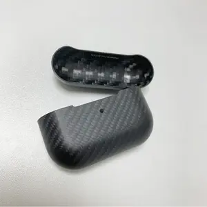 Capa de fone de ouvido em fibra de carbono genuína para Airpods Airpod Pro 2 gen case preço de fábrica