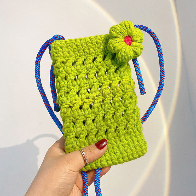 Mini bolso tejido a crochet | Llavero | MARYJ HANDMADE - YouTube