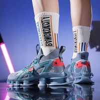 Nouvelle conception lame chaussures de course hommes amorti chaussette baskets adolescent extérieur Jogging Zapatillas haute qualité chaussures à la mode
