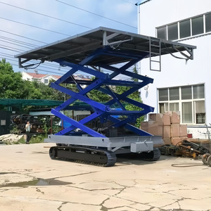 Plateforme élévatrice sur chenilles personnalisée Fukuzawa, élévateur à ciseaux électrique 380V pour travaux aériens en verger et projets photovoltaïques - Product Image 2
