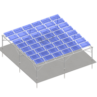 Système de montage au sol solaire agricole en aluminium ARTSIGN, support de panneaux photovoltaïques réglable sur mesure pour projet solaire agricole