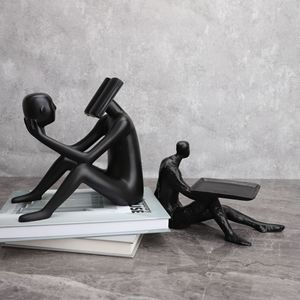 Soul Reader Creative Résine Personnage Ornement Maison Bureau <span class=keywords><strong>Chambre</strong></span> Doux Décoration Ornement - Product Image 2