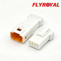 Connecteur automobile étanche IP67 personnalisé à 2-6 broches, faisceau de câbles scellé pour capteur de moteur de voiture et éclairage