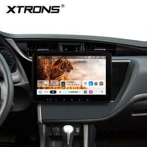 XTRONS Autoradio Android avec écran QLED réglable de 10,1 pouces, 4+64 Go, DSP AKM, DTS, amplificateur 4x47W, CarPlay sans fil, Android Auto - Product Image 1