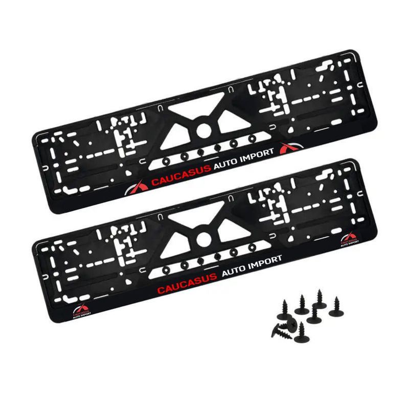 Custom Plastic European License Plate Frame