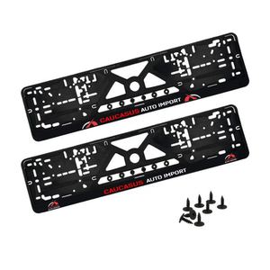Blue License Plate Frame 2-Pack Red Aluminum License Plate Frames - Front & Rear Metal Plate Holders For Cars, Sleek Design License Plate Frame Red - Foto 6