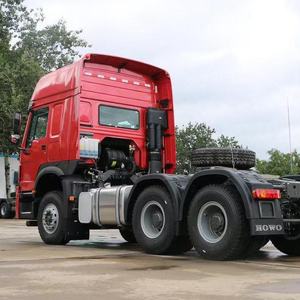 รถบรรทุกหัวลาก SINOTRUK Howo 6x4 พวงมาลัยซ้าย 351-450 แรงม้า รับน้ำหนัก 21-30 ตัน เบาะคนขับแบบระบบกันสะเทือนด้วยลม - Product Image 2