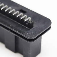 Conector Automotriz de 2.54mm de Espaciado, 10 Pines, 90 Grados con Poste de Posicionamiento K2008 para Placa PCB