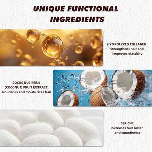 Acondicionador de Seda de Colágeno 100ml, Marca Privada OEM, Vegano, Sin Frizz, Hidrata y da Brillo - Product Image 2