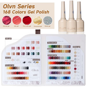 ZRKGEL Muestra Gratis OEM 168 Colores Sin HEMA/TPO Larga Duración Alta Pigmentación Esmalte de Uñas en Gel UV Removible Set Ojo de Gato Brillante Disco - Product Image 2
