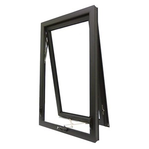 <span class=keywords><strong>Ventana</strong></span> Abatible de Aluminio con Marco de Vidrio Templado Doble Aislante, Resistente a Huracanes, con Rotura de Puente Térmico, Marca SJUMBO - Product Image 4