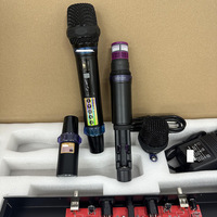 Microphone sans fil UGX20II - Microphone sans fil portable True Diversity un-à-un pour KTV et diffusion en direct NOUVEAU