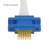 Connecteur électrique rectangulaire micro de qualité industrielle PSCCONN série J30, 15, 21, 25, 31, 51 broches, connecteur à boîtier en plastique D-Sub