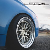 جنوط سيارات Lsgzl مصنوعة من قطعتين بتصميم مخصص وحافة عميقة، مقاس 5x114.3 و5x130 و5x120، مناسبة لسيارات موستانج وC8 وأودي وبي إم دبليو، عجلات سبائك ألومنيوم مقاس 22 بوصة للسيارات