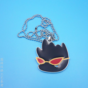 Pendentif en métal de dessin animé, alliage de zinc, nickel brillant, bijoux pour enfants, collier cadeau - Product Image 1