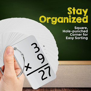 Tarjetas de aprendizaje de multiplicación para niños, tarjetas Flash personalizadas de alta calidad, educativas, gran oferta - Product Image 4