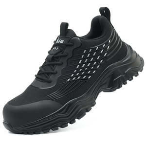 Chaussures de sécurité d'hiver pour hommes et femmes, à lacets, antidérapantes, en maille, basses, légères, respirantes, décontractées, pour le travail - Product Image 5