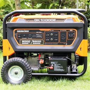Générateur d'essence portable Genkins GK10000(E) 458cc 4 temps AC 50/60Hz à prix de gros, démarrage à distance, démarrage par lanceur, type ouvert - Product Image 1