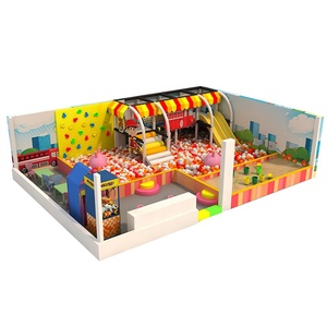 <span class=keywords><strong>Parc</strong></span> de trampolines intérieur commercial personnalisé, arène de saut multifonction avec mur adhésif pour centre commercial, centre de divertissement familial - Product Image 3