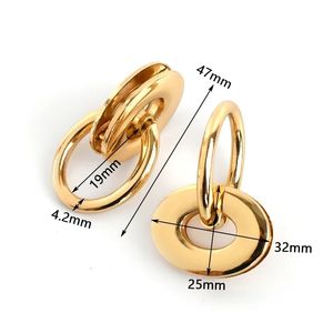 Meetee BF891 25*32mm bricolage bagages matériel accessoires alliage O anneau oeillet boucle sac <span class=keywords><strong>à</strong></span> main poignée sac côté Clip fermoir boucles - Product Image 2