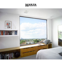 Casa residencial de lujo Ventana panorámica insonorizada Vista Ventana fija Doble vidrio Imagen fija Ventana de aluminio