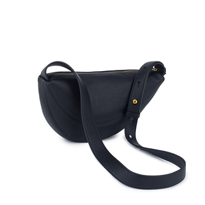 <span class=keywords><strong>Sac</strong></span> à bandoulière en <span class=keywords><strong>cuir</strong></span> PU noir à la mode de luxe mignon mini <span class=keywords><strong>banane</strong></span> forme de marque privée pour les femmes - Product Image 2