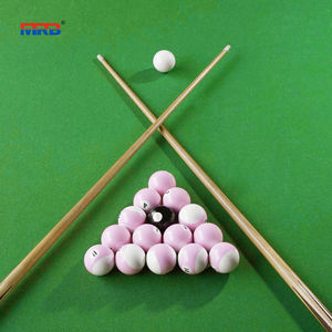 Bolas <span class=keywords><strong>de</strong></span> <span class=keywords><strong>Billar</strong></span> <span class=keywords><strong>de</strong></span> Superficie Lisa y Color Brillante - Juego <span class=keywords><strong>de</strong></span> 16 Bolas <span class=keywords><strong>de</strong></span> <span class=keywords><strong>Billar</strong></span> Rosa y Blanco para Salas <span class=keywords><strong>de</strong></span> <span class=keywords><strong>Billar</strong></span> - Product Image 1