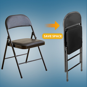 Sillas de Jardín Modernas de Hierro Forjado, Muebles Portátiles de Exterior para Comedor, Sala de Estar y Dormitorio, Diseño Metálico Cómodo - Product Image 6