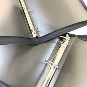 Chất lượng cao tùy chỉnh A4/A3 lật biểu đồ chất kết dính bán Hot bìa cứng không thấm nước PP nhựa bìa với kim loại Zip Ring cho nộp hồ sơ - Product Image 4