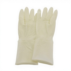 Single-Use Sterile Thick Medical Natural Rubber Latex <b>Powder</b> Free Waterproof Soft Light Doctor Double Layer Gloves - Product Image 1