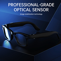 Gafas con Cámara Inteligente IA 1080P 220mAh con Asistente IA BT, Micrófono, Control por Aplicación, Llamadas de Voz, Reproductor de Música, Transparentes ASPOR A790