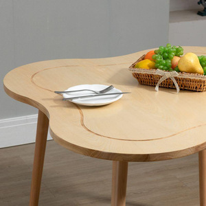 Heng Sheng Holdings Butterfly Shape Solid Wood Dining <b>Table</b> For Elderly Stable Design - Product Image 2