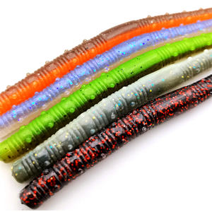 Leurre souple en plastique LureStorm 12,5 cm/3 g, leurre de pêche artificiel en <span class=keywords><strong>TPE</strong></span>/PVC, vers de terre, leurres souples coulants/flottants - Product Image 6