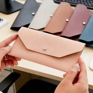 Cartera de piel sintética reutilizable RTS Stock, organizador de dinero cuadrado, sobre para efectivo, regalo de negocios, monedero para guardar dinero en efectivo - Product Image 4