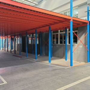 Cloison en acier de construction à deux étages personnalisée Plate-forme de grenier à étagère à 5 couches pour le fabricant d'entrepôts d'usine en gros - Product Image 6