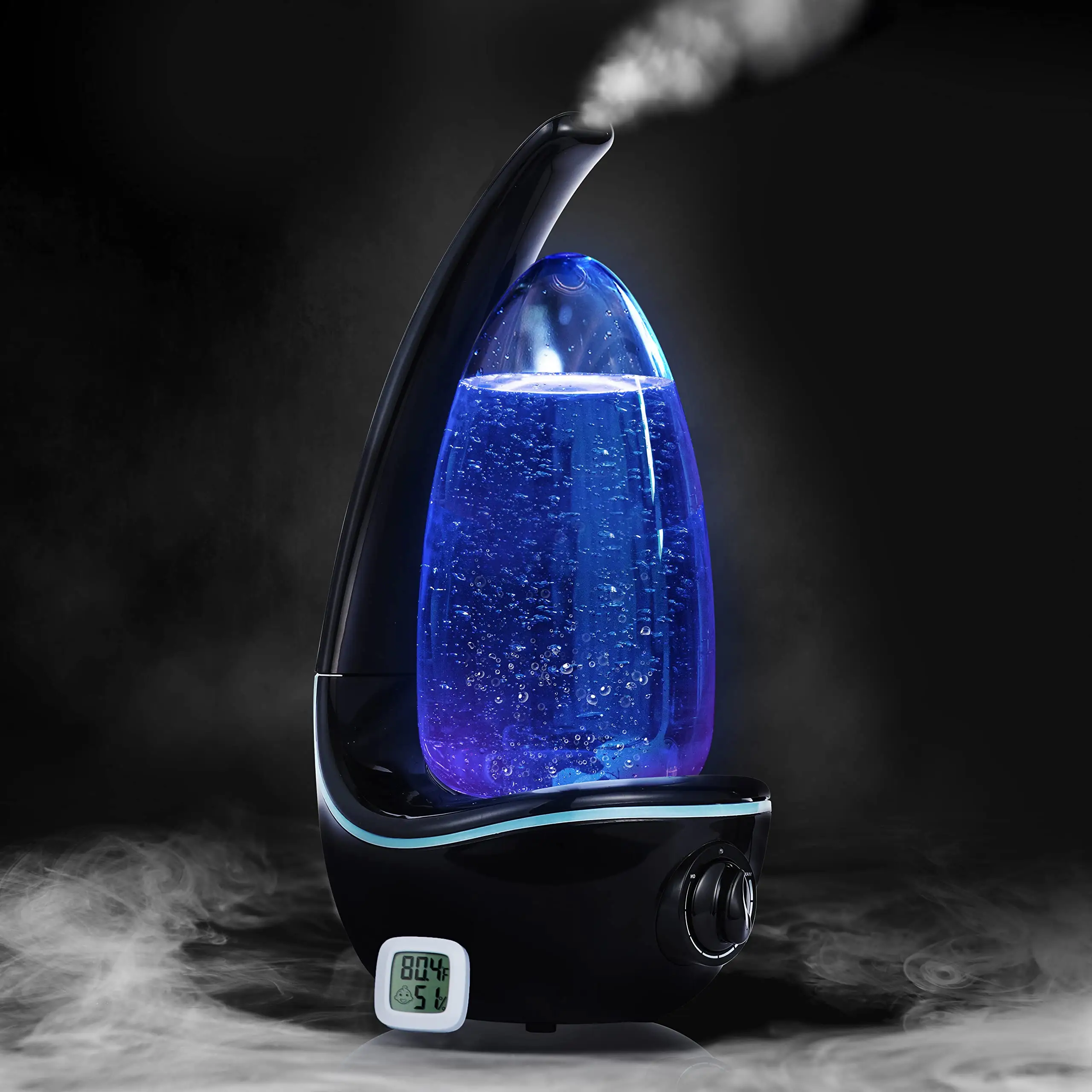 2L शांत धुंध Humidifier के लिए बेडरूम शांत रात को प्रकाश के साथ समायोज्य तेल आवश्यक विसारक हवा Humidifiers