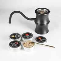 Ensemble de fumeur de whisky électrique Chargeur USB Fumeur de cocktail Bouchon de fumeur portable Injecteur de fumée Coffret cadeau