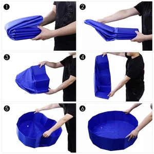 Piscina Plegable para Perros y Gatos, Ideal para Verano, Bañera para Mascotas, Cama para Perros y Gatos, Piscina Exterior para Mascotas - Product Image 4