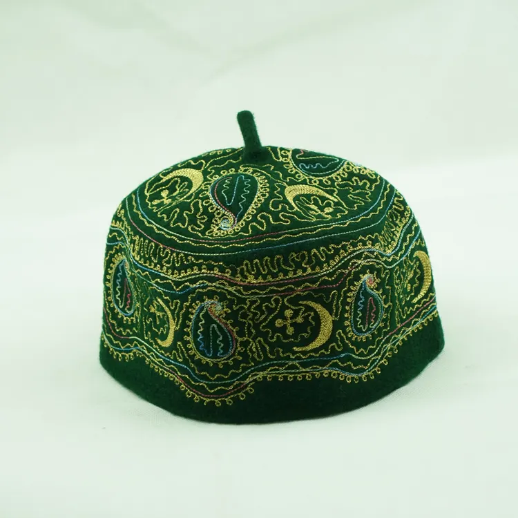 Сделано в Китае теплая мягкая простая переработанная Прочная фетровая оманьская мусульманская шляпа