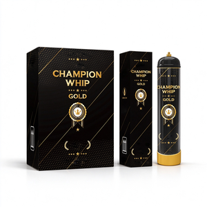 Cilindros de llenado de gas dióxido de carbono (CO2) de grado alimenticio Champion Whip de 0.95L - Product Image 5