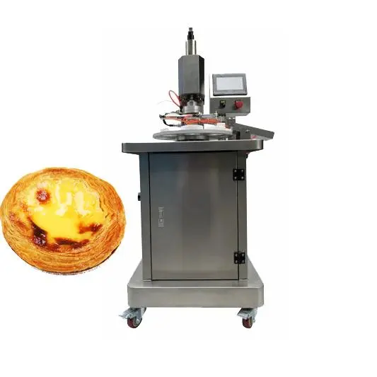 Yaygın olarak kullanılan meyve Tartlet pasta şekillendirme presleri yapma yumurta Tart kabuk makinesi