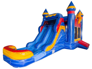 Château Gonflable Compact pour Enfants - <span class=keywords><strong>Jeu</strong></span> de Rebond et Toboggan Extérieur pour Fêtes - Offre Spéciale - Product Image 2