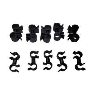 Colliers de serrage Huo Ying 8 mm en plastique technique pour support de tuyau d'eau du compartiment moteur Audi EA839 - Product Image 5