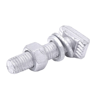 <span class=keywords><strong>Hafen</strong></span> Groove T-Bolzen aus Stahl mit Zinkbeschichtung, inklusive Muttern und Unterlegscheiben, Güteklasse 4.8-12.9, Marke ZF, Gewindetyp UNEF - Product Image 1