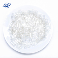 Capsules végétales transparentes en cellulose végétale naturelle HPMC, véganes, tailles 00, 0, 1, 2, coques de capsules végétales