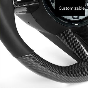 Volant en fibre de carbone personnalisé en usine, compatible avec <span class=keywords><strong>Porsche</strong></span> 911 <span class=keywords><strong>GT3</strong></span>/GT2 <span class=keywords><strong>RS</strong></span>/GT4 <span class=keywords><strong>RS</strong></span> & 718 991 992 Panamera Carrera Cayman - Product Image 3