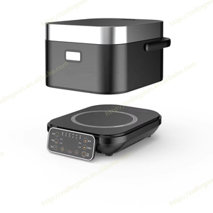 Olla Arrocera Eléctrica 2 en 1 con Calefacción Inferior, Baja en Azúcar, Nueva 2026, 5L, Doble Olla Antiadherente con Vaporera, Multifunción para la Familia - Product Image 1