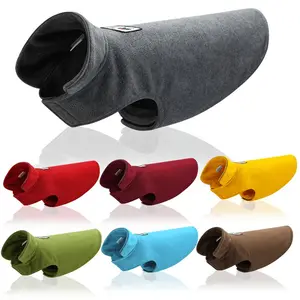 Wholesale Custom Warm Polar Fleece Dog Coat Pet Clothes For Winter