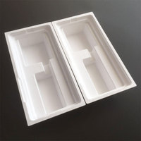Plateau d'emballage pour produits électroniques en pâte moulée, personnalisé, durable et respectueux de l'environnement, insert en pâte recyclable