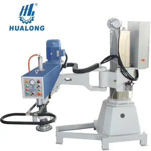 Hualong เครื่องขัดแผ่นหินด้วยมือเครื่องขัดหินแกรนิตรัศมีวงแหวน